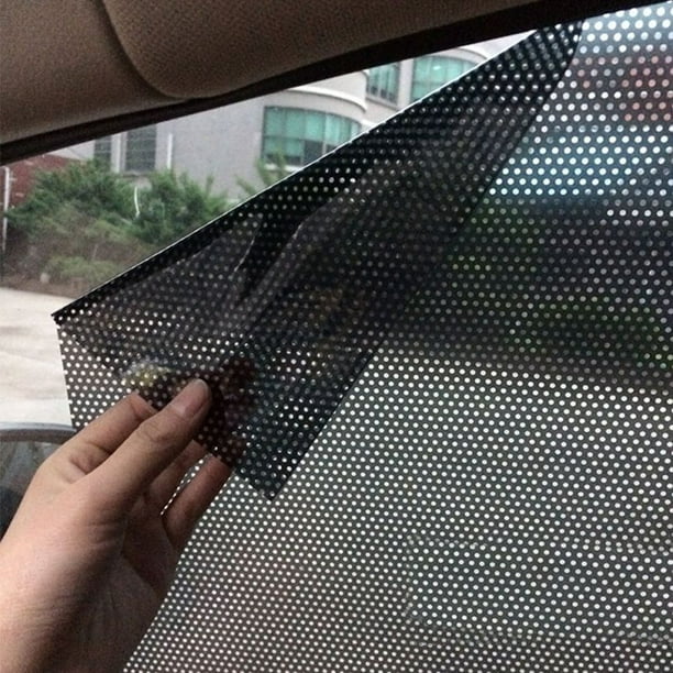 2pcs/lot Car PVC UV Sticker Window Sunshade Stickers Sun Block Curtain Sticker